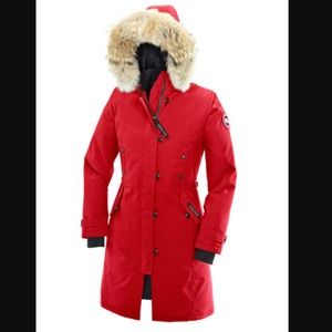 NWT Canada Goose Red Kensington Parka